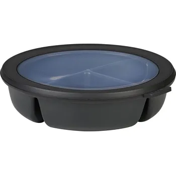 Svačinový box Mepal Bento bowl Cirqula 250+250+500 ml kulatá Barva: nordic black