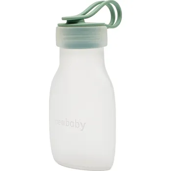 kreativní sada Wiky Lahvička na mléko silikonová New Baby zelená 15cm