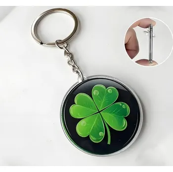Přívěsek na klíče čtyřlístek