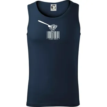 Čárový kód pasta - Tílko pánské Core - XL ( Námořní modrá (velmi tmavá - téměř černá) )