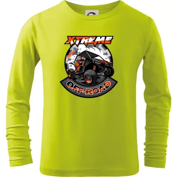 Dětská móda ATV XXX - Triko dětské Long Sleeve - 134 cm/8 let ( Limetková )