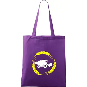 Kombajn klasy - Taška bavlněná - 42 x 38 cm ( Fialová )