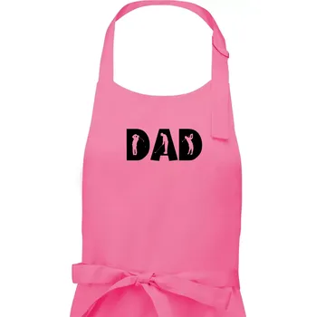 Kuchyňská zástěra Golf dad - Pánská zástěra na vaření - Univerzální velikost ( Růžová )