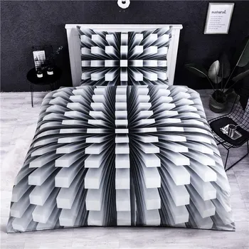 Povlečení 3D povlečení 140x200, 70x90 cm - Abstract