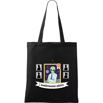 Zaměstnanec měsíce - Taška bavlněná - 42 x 38 cm ( Černá )