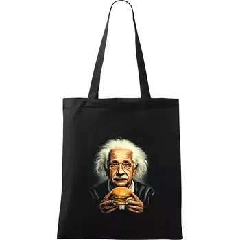 Geniální hamburger - Taška bavlněná - 42 x 38 cm ( Černá )