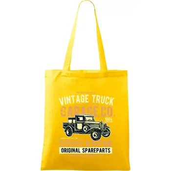 Vintage Truck - Taška bavlněná - 42 x 38 cm ( Žlutá )
