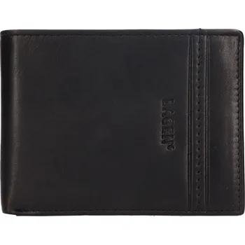 Peněženka Pánská kožená peněženka Lagen Celestin - černá