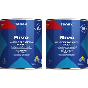 Průmyslové lepidlo Tenax Rivo 15 epoxidové lepidlo A+B – rychlé dvousložkové lepidlo pro kámen a keramiku 1+1L