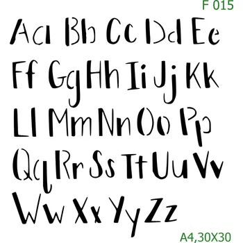 Šablona F 015 - A4 , Nelepící folie
