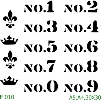 Šablona F 010 - 30 x 30 cm , Lepící fólie