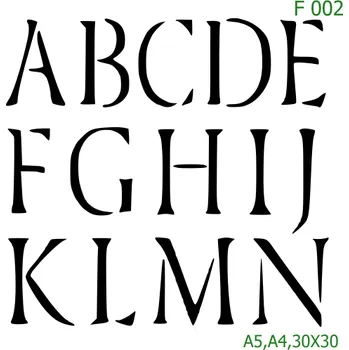 Šablona F 002 - A5 , Lepící fólie