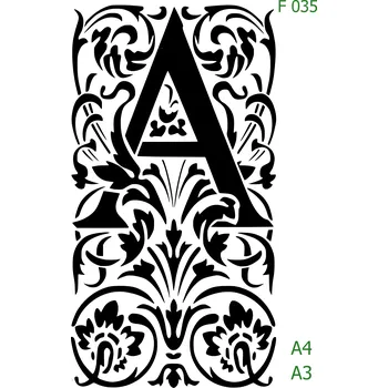 Šablona F 035 - A4 , Lepící fólie