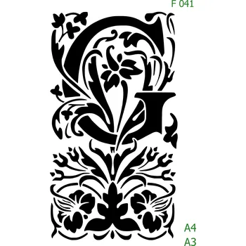 Šablona F 041 - A4 , Nelepící folie