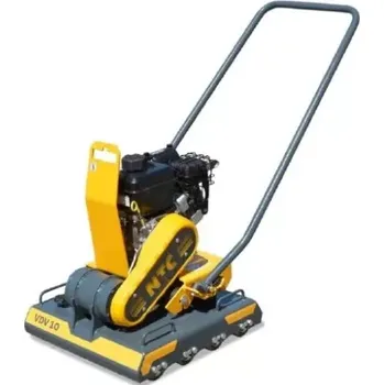 Vibrační deska Válečková vibrační deska na velkoformátovou dlažbu a dlažbu, pracovní šířka 50 cm, benzínový motor HONDA GX160, 125 kg, 10 kN, VDV 10 NTC (NTC)