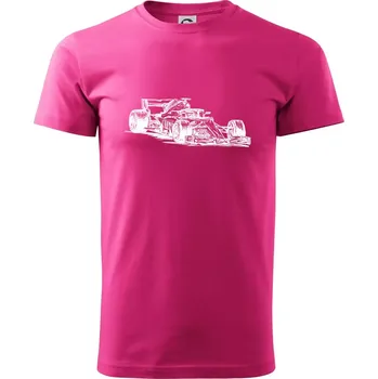 Pánská móda Formule v závodě - Klasické pánské triko vyšší gramáže - 2XL ( Purpurová )