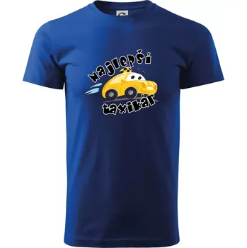 Nejlepší taxikář kreslený - Triko extra velké (5-8XL) - 6XL ( Královská modrá )