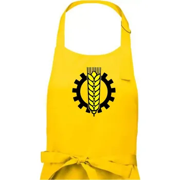 Kuchyňská zástěra Agro klas - Pánská zástěra na vaření - Univerzální velikost ( Žlutá )