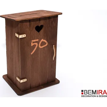 Pokladnička Kabibudka s číslovkou (pokladnička) DK Bříza