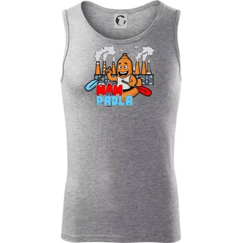 Mám pádla - Tílko pánské Core - XL ( Tmavě šedý melír )