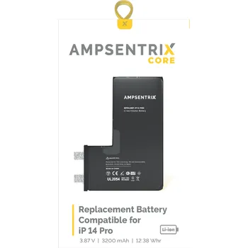 Baterie pro mobilní telefon Ampsentrix CORE baterie 3200 mAh | iPhone 14 Pro