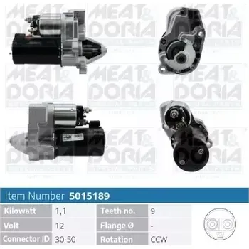 Startér MEAT & DORIA Startér MAD 5015189