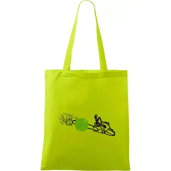 Motorová pila - Taška bavlněná - 42 x 38 cm ( Limetková )
