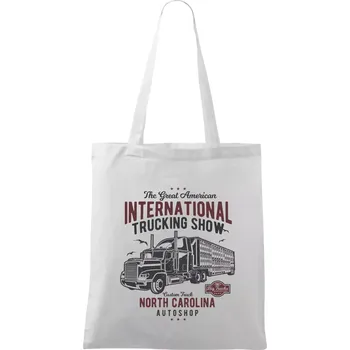 Big Truck 1 - Taška bavlněná - 42 x 38 cm ( Bílá )
