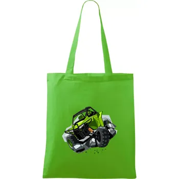Nákupní taška ATV bugina zelená - Taška bavlněná - 42 x 38 cm ( Apple Green )