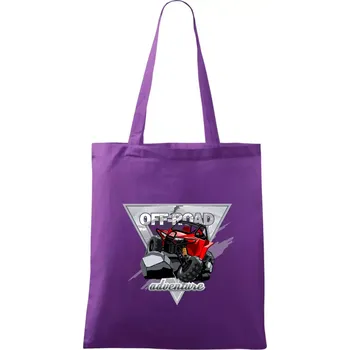 ATV adventure buggy - Taška bavlněná - 42 x 38 cm ( Fialová )