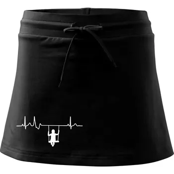 Dámské oblečení EKG houpačka - Sportovní sukně - two in one - M ( Černá )