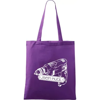 Jsem kutil - Taška bavlněná - 42 x 38 cm ( Fialová )