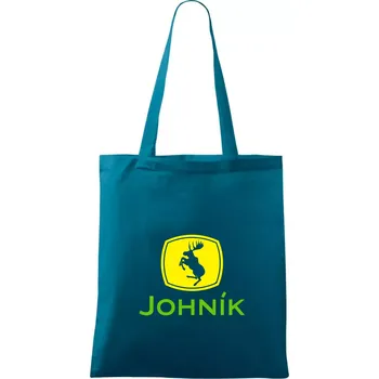 Johník - Taška bavlněná - 42 x 38 cm ( Petrolejová )