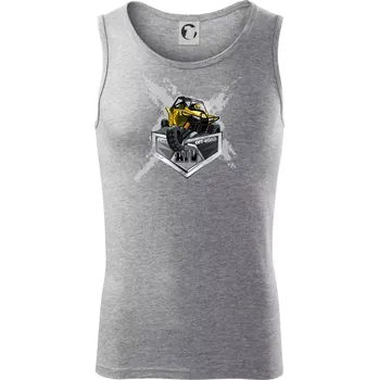 ATV Buggy splash - Tílko pánské Core - S ( Tmavě šedý melír )