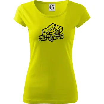 Ořezávátko - Dámské triko Pure - L ( Limetková )