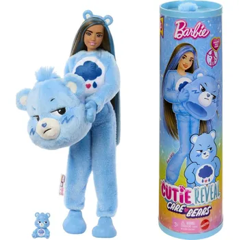 Panenka Barbie Cutie Reveal Care Bears , modrá