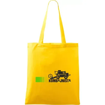 Nákupní taška Kombajnista zelená a žlutá - Taška bavlněná - 42 x 38 cm ( Žlutá )