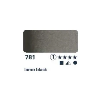 Vodová barva Akvarelová barva Horadam 1/2 – 781 lamp black (Akvarelová barva Horadam 1/2 – 781 lamp black)