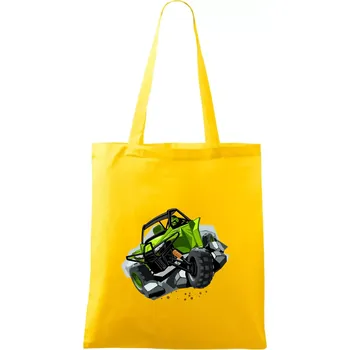 ATV bugina zelená - Taška bavlněná - 42 x 38 cm ( Žlutá )