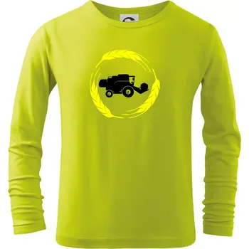 Dětská móda Kombajn klasy - Triko dětské Long Sleeve - 104-110cm / 3-4 roky ( Limetková )