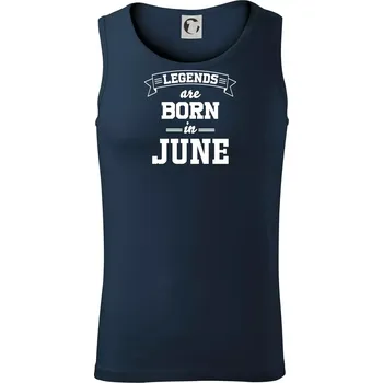 Pánské termoprádlo Legends are born in June - Tílko pánské Core - S ( Námořní modrá (velmi tmavá - téměř černá) )