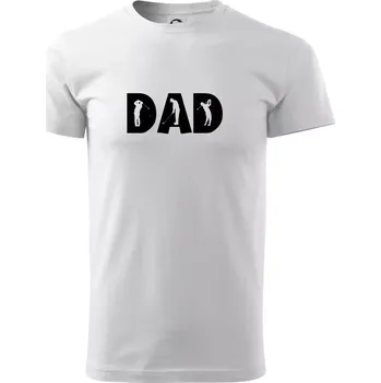 Golf dad - Triko extra velké (5-8XL) - 6XL ( Bílá )