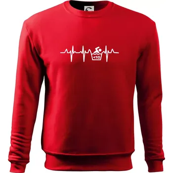 Otužilec EKG 10 - Mikina Essential dětská - 146 cm/10 let ( Červená )