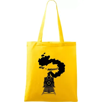 Nákupní taška Mašina - Hu - Taška bavlněná - 42 x 38 cm ( Žlutá )