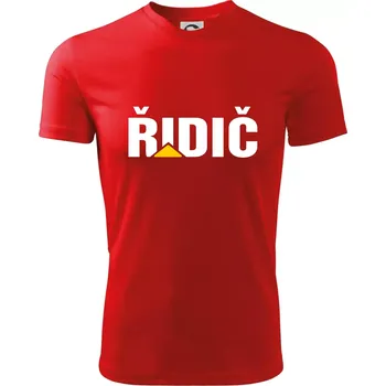 Řidič nápis - Dětské triko sportovní (dresovina) - 146 cm/10 let ( Červená )