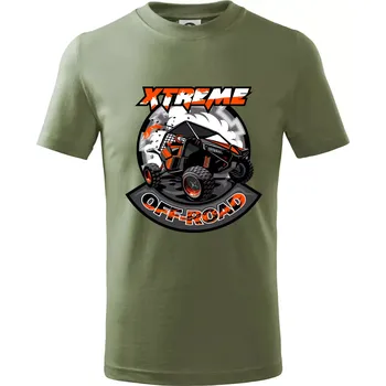 Chlapecké oblečení ATV XXX - Tričko dětské bavlněné - 146 cm/10 let ( Khaki )