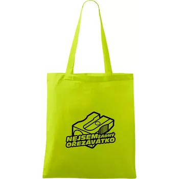 Ořezávátko - Taška bavlněná - 42 x 38 cm ( Limetková )