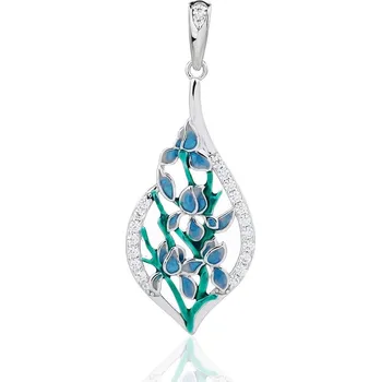 Přívěsek JKB Jewel Stříbrný přívěsek s květinovým motivem