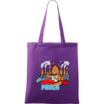 Mám pádla - Taška bavlněná - 42 x 38 cm ( Fialová )