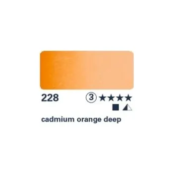 Speciální výtvarná barva Akvarelová barva Horadam 15ml – 228 cadmium orange deep (Akvarelová barva Horadam 15ml – 228 cadmium orange deep)